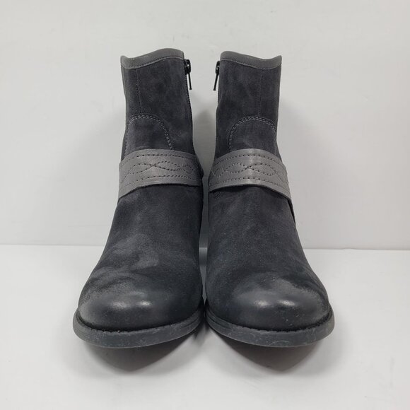 Earth Origins Lina Arlington Women's Gray Suede Ankle Boots US Size 10M NWOT - Picture 3 of 12